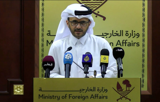 Qatar’s foreign ministry spokesman Majed al-Ansari