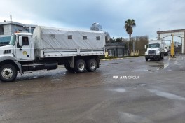 Azerbaijani aid convoy returns after delivering humanitarian supplies to Iran