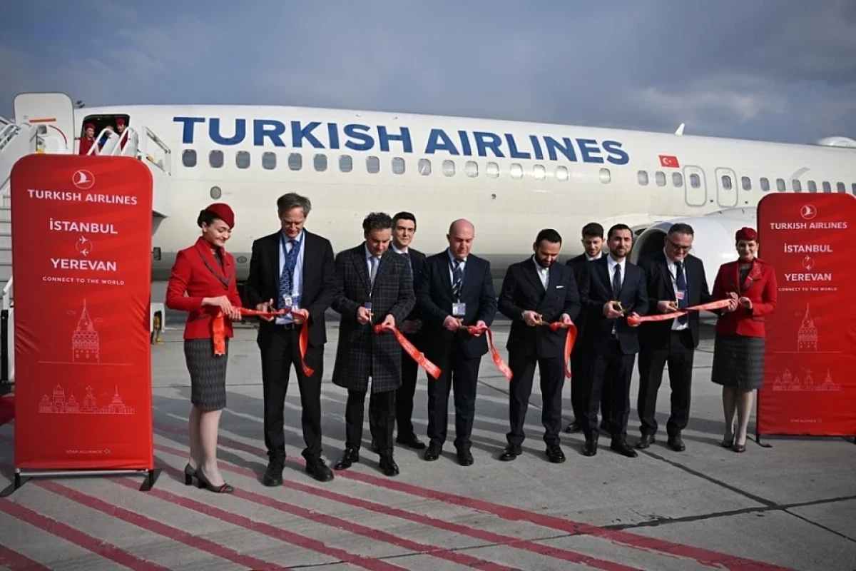 Turkish Airlines launches daily Istanbul–Yerevan flights