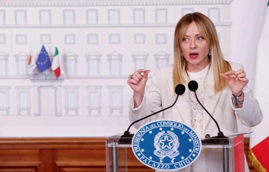 Italian Prime Minister Giorgia Meloni