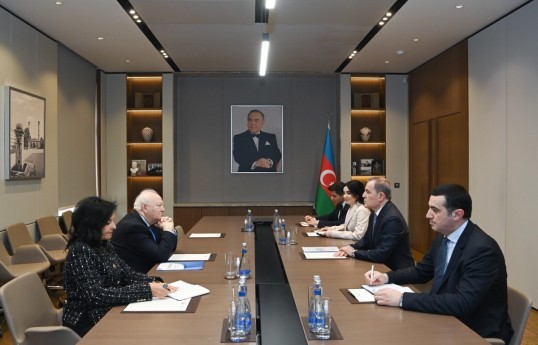 Azerbaijani FM Bayramov meets UN Alliance of Civilizations high representative in Baku