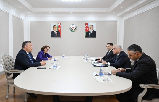 Azerbaijani PM meets with First Vice President of Costa Rica