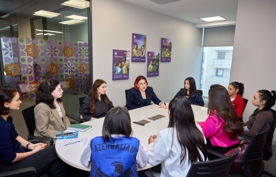 Participants of the “White Suits Girls Best” initiative visited Azercell