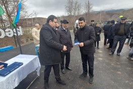 New resettlement convoy arrives in Khojavand’s Girmizi Bazar, keys handed over - PHOTO 