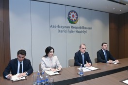 Azerbaijani FM Bayramov meets UN Alliance of Civilizations high representative in Baku