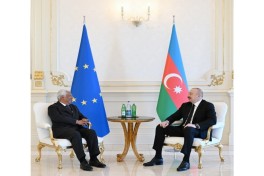 President Ilham Aliyev held one-on-one meeting with President of European Council- UPDATED 