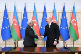 President Ilham Aliyev and President of European Council delivered press statements - UPDATED-1 