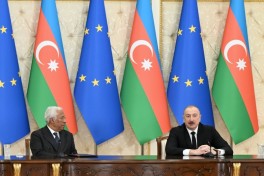 President Ilham Aliyev and President of European Council delivered press statements - UPDATED-1 
