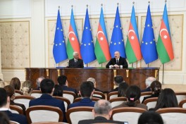 President Ilham Aliyev and President of European Council delivered press statements - UPDATED-1 