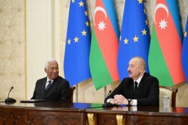 President Ilham Aliyev and President of European Council delivered press statements - UPDATED-1 