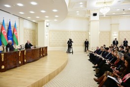 President Ilham Aliyev and President of European Council delivered press statements - UPDATED-1 