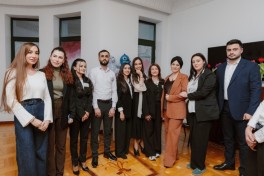 Leyla Aliyeva, Arzu Aliyeva, and Alena Aliyeva visit “Support for Living” Center