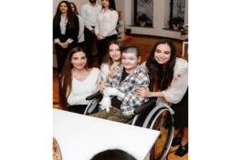 Leyla Aliyeva, Arzu Aliyeva, and Alena Aliyeva visit “Support for Living” Center