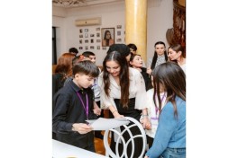 Leyla Aliyeva, Arzu Aliyeva, and Alena Aliyeva visit “Support for Living” Center