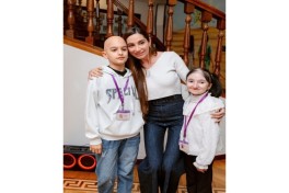 Leyla Aliyeva, Arzu Aliyeva, and Alena Aliyeva visit “Support for Living” Center