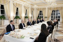 President Ilham Aliyev held expanded meeting with President of European Council during official luncheon