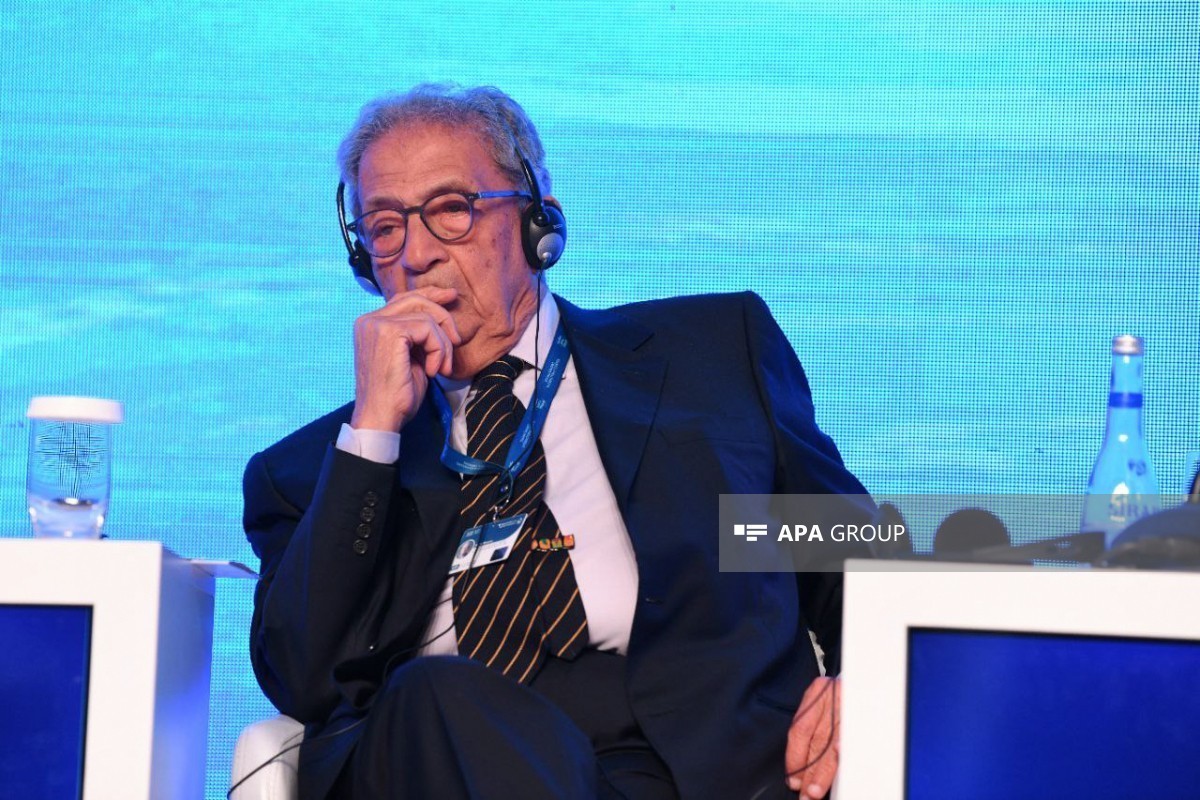 Amr Moussa, former Foreign Minister of Egypt and former Secretary-General of the Arab League
