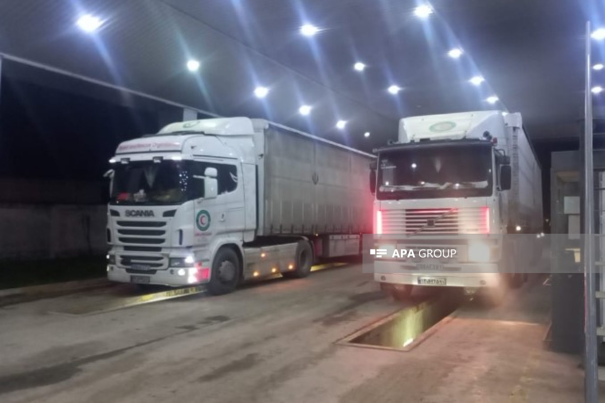 Humanitarian aid sent from Russia to Iran passed through Astara to Iran-PHOTO -VIDEO -UPDATED-1 
