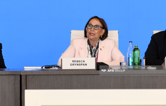 Secretary-General of the United Nations Conference on Trade and Development (UNCTAD) Rebeca Grynspan