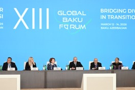 President Ilham Aliyev addressed opening ceremony of 13th Global Baku Forum themed “Bridging Divides in a World in Transition” - UPDATED -2 