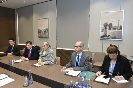 Azerbaijan FM Bayramov meets UN-Habitat Executive Director