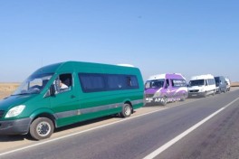 Azerbaijan sends first resettlement convoy to Khanoba village of Khojavend, families receive house keys -UPDATED  -PHOTO 