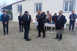 Azerbaijan sends first resettlement convoy to Khanoba village of Khojavend, families receive house keys -UPDATED  -PHOTO 