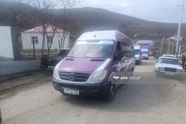 Azerbaijan sends first resettlement convoy to Khanoba village of Khojavend, families receive house keys -UPDATED  -PHOTO 