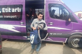 Azerbaijan sends first resettlement convoy to Khanoba village of Khojavend, families receive house keys -UPDATED  -PHOTO 