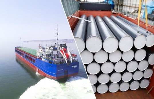 ASCO vessels transporting pipes for the TAPI project