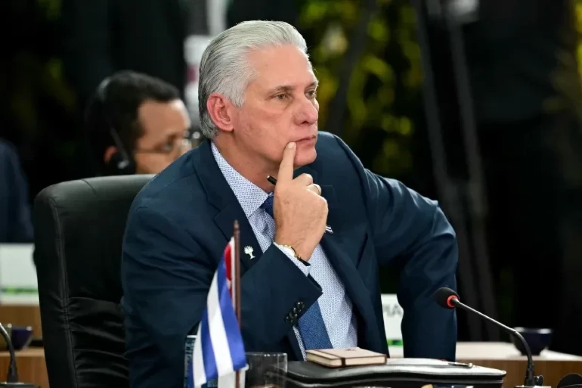 Cuba’s president, Miguel Diaz-Canel