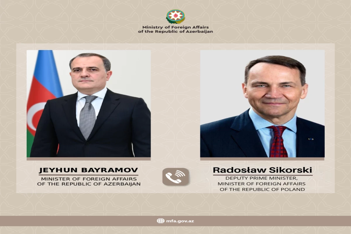 Polish FM makes phone call to Bayramov, thanks Azerbaijan for support in evacuation from Iran