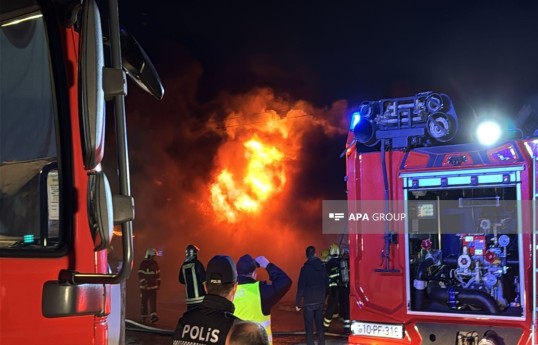 Azerbaijani MES extinguished fire at furniture workshop in Baku -PHOTO -VIDEO -UPDATED 