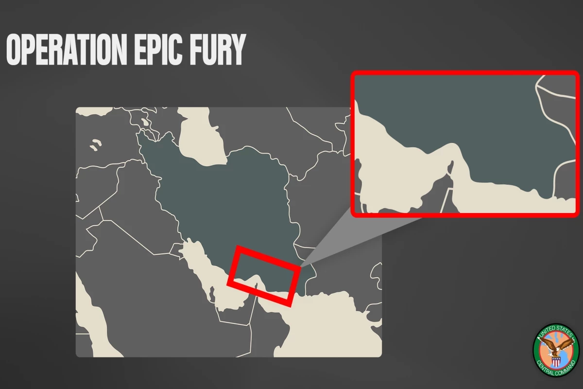 US strikes Iranian missile sites near Strait of Hormuz - CENTCOM