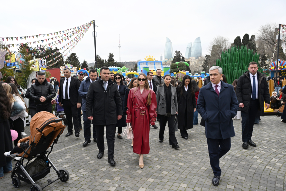 Alena Aliyeva visits Novruz fair