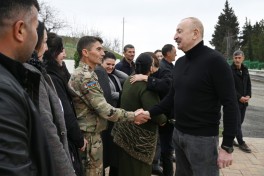 President Ilham Aliyev inspected restoration of individual houses and infrastructure in Khanoba village of Khojavend-PHOTO -UPDATED 
