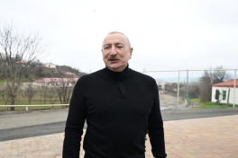President Ilham Aliyev inspected restoration of individual houses and infrastructure in Khanoba village of Khojavend-PHOTO -UPDATED 