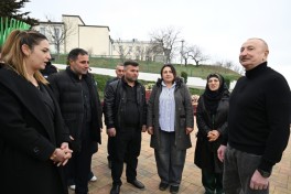 President Ilham Aliyev inspected restoration of individual houses and infrastructure in Khanoba village of Khojavend-PHOTO -UPDATED 