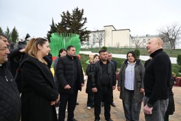 President Ilham Aliyev inspected restoration of individual houses and infrastructure in Khanoba village of Khojavend-PHOTO -UPDATED 