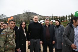 President Ilham Aliyev inspected restoration of individual houses and infrastructure in Khanoba village of Khojavend-PHOTO -UPDATED 
