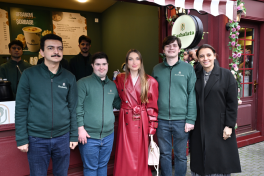 Alena Aliyeva visits Novruz fair