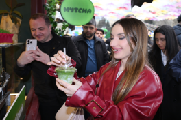 Alena Aliyeva visits Novruz fair