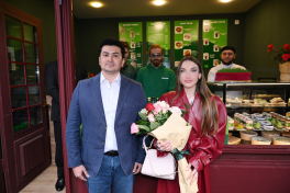 Alena Aliyeva visits Novruz fair