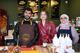 Alena Aliyeva visits Novruz fair