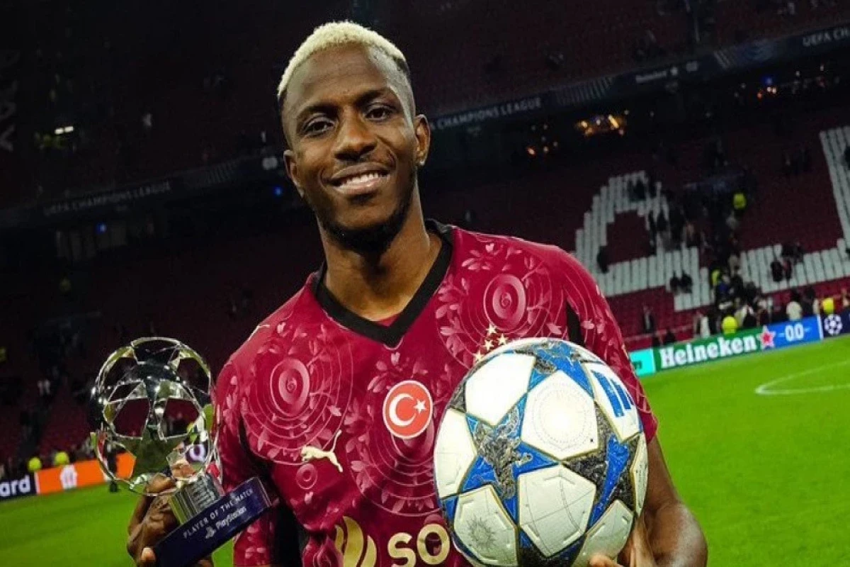 Galatasaray player Victor Osimhen
