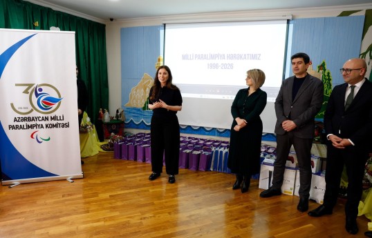 Azercell and the National Paralympic Committee visited Children’s Home No. 3