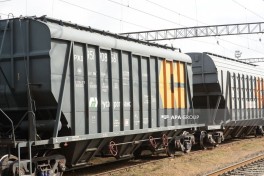 7 more grain-loaded wagons dispatched to Armenia via Azerbaijan - UPDATED -PHOTO 