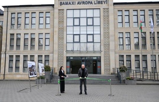 President Ilham Aliyev attended opening of new building of Shamakhi European Lyceum