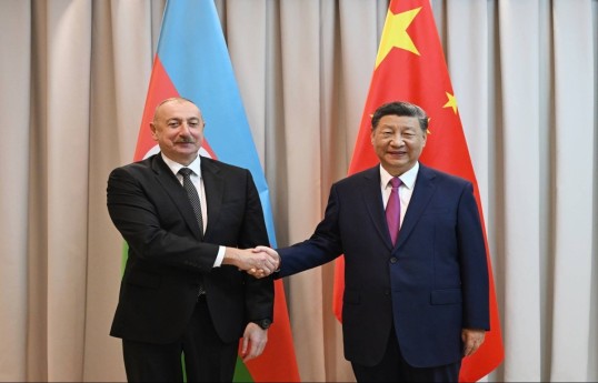 President Ilham Aliyev, President of the People’s Republic of China Xi Jinping