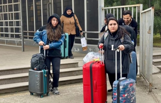 2,949 citizens from 77 countries evacuated from Iran to Azerbaijan so far